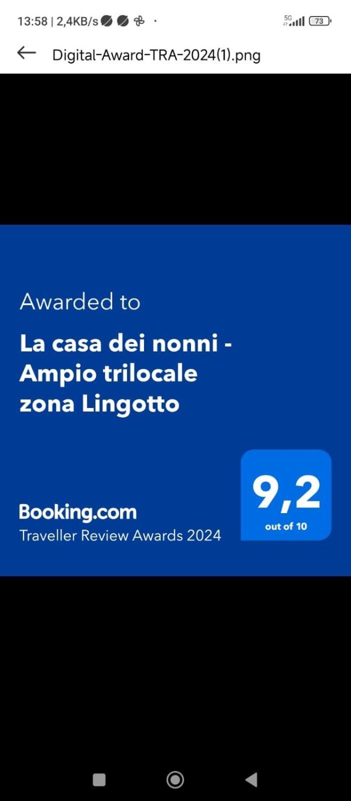 La Casa Dei Nonni - Ampio Trilocale Zona Lingotto Apartment Turin Bagian luar foto